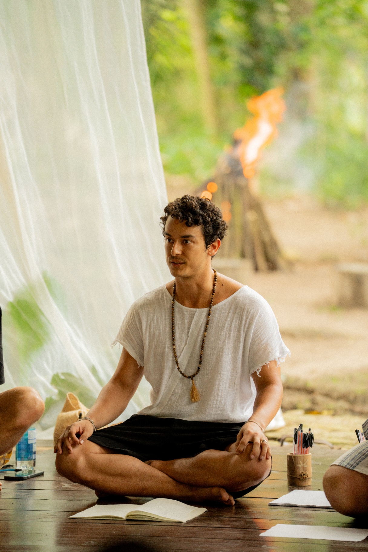 Erich Joseph seated in meditation — founder of Archetypal Breathwork™, Berlin